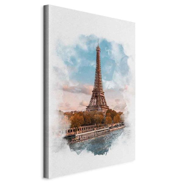 Canvas Print - Paris View (1 Part) Vertical