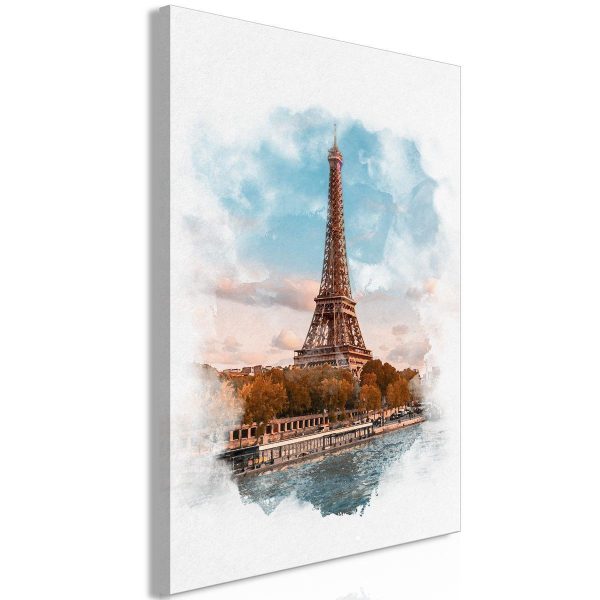 Canvas Print - Paris View (1 Part) Vertical