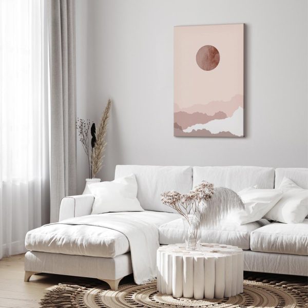 Canvas Print - Pastel Planet (1 Part) Vertical