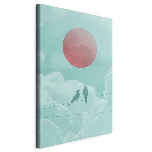 Canvas Print - Pastel Sunset (1 Part) Vertical