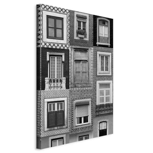 Canvas Print - Patterned Windows (1 Part) Vertical