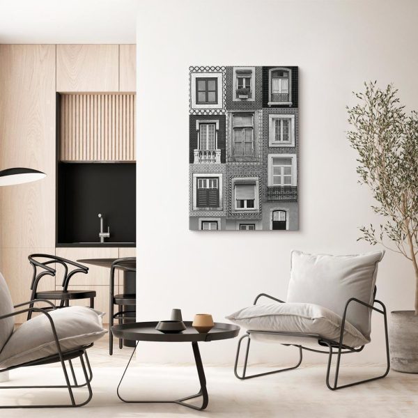 Canvas Print - Patterned Windows (1 Part) Vertical