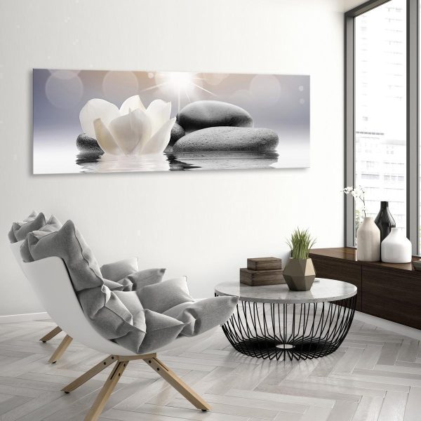 Canvas Print - Pebbles in Water (1 Part) Narrow