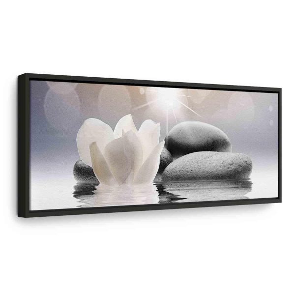 Canvas Print - Pebbles in Water (1 Part) Narrow - Image 2