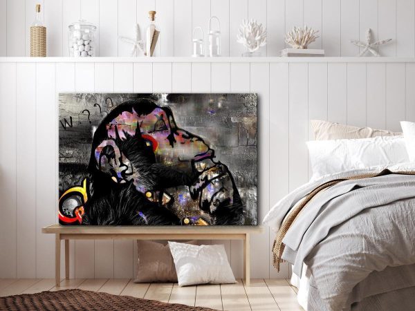Canvas Print - Pensive Monkey (1 Part) Wide