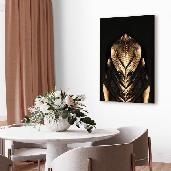 Canvas Print - Pharaoh's Gold (1 Part) Vertical
