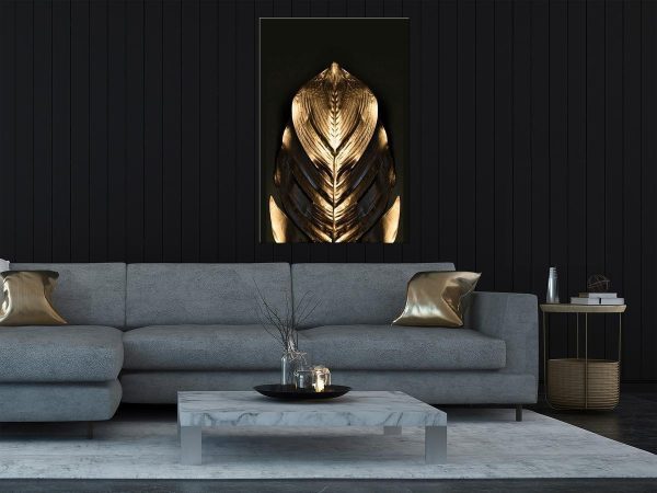 Canvas Print - Pharaoh's Gold (1 Part) Vertical
