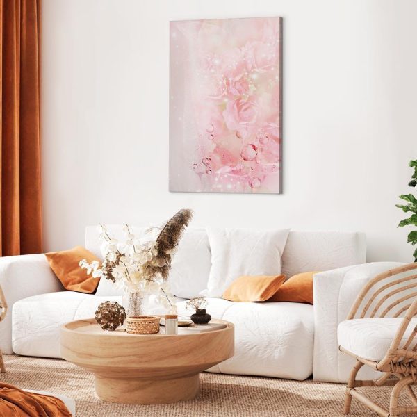 Canvas Print - Pink Nature (1 Part) Vertical