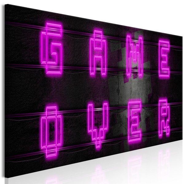 Canvas Print - Pink Neon (1 Part) Narrow