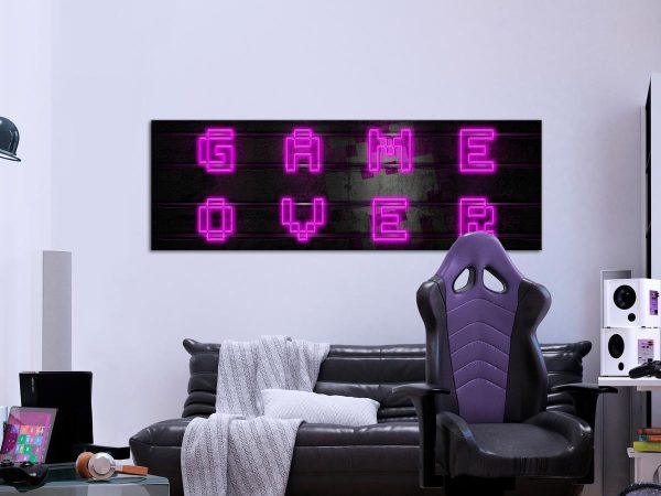 Canvas Print - Pink Neon (1 Part) Narrow
