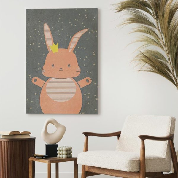 Canvas Print - Pink Princess (1 Part) Vertical