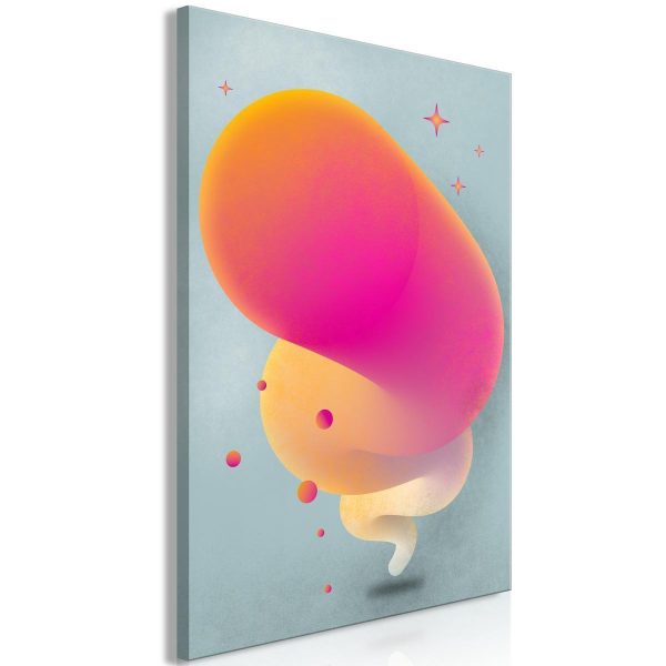 Canvas Print - Pink Streak (1 Part) Vertical