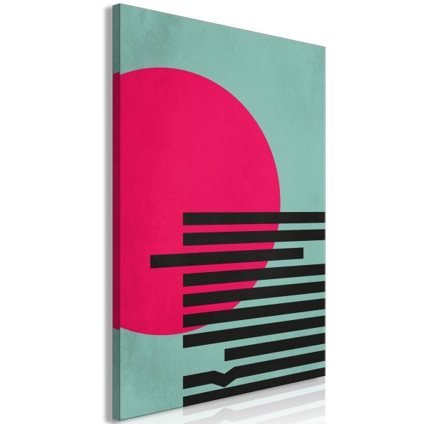 Canvas Print - Pink Sun (1 Part) Vertical
