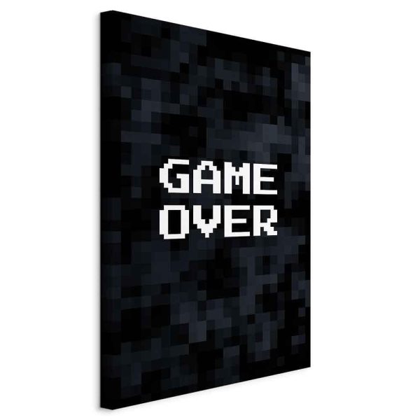 Canvas Print - Pixel Game Over