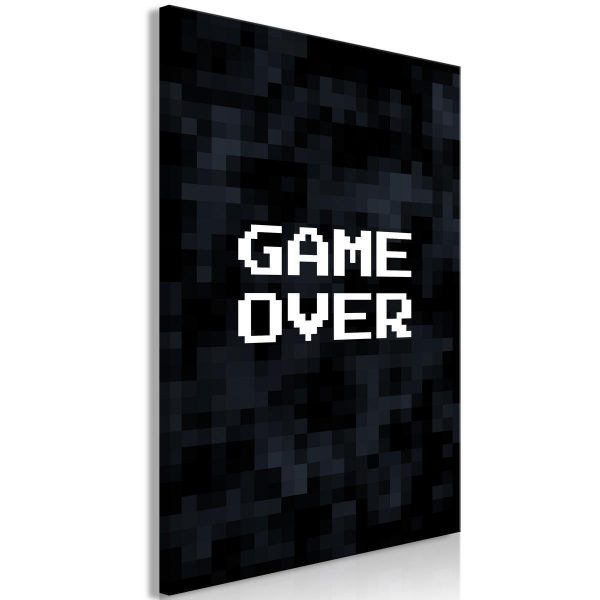 Canvas Print - Pixel Game Over