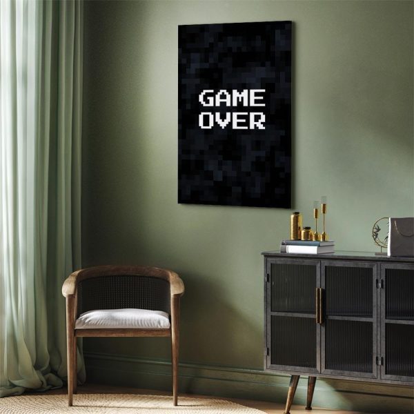 Canvas Print - Pixel Game Over