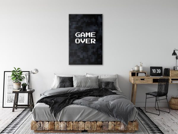 Canvas Print - Pixel Game Over