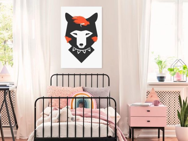 Canvas Print - Polite Fox (1 Part) Vertical - Image 2