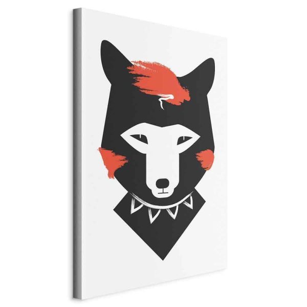 Canvas Print - Polite Fox (1 Part) Vertical