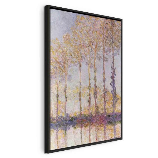Canvas Print - Poplars on the Bank of the River Epte
