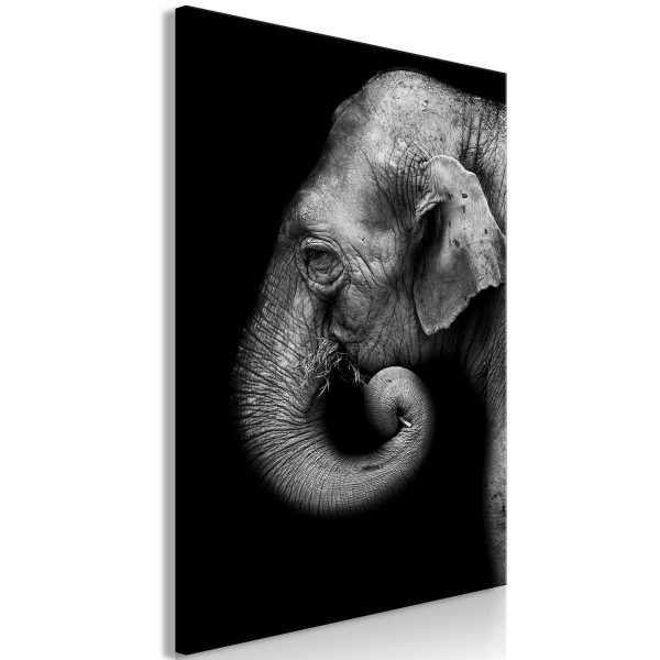 Canvas Print - Portrait of Elephant (1 Part) Vertical