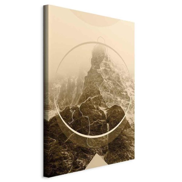 Canvas Print - Power of the Mountains (1 Part) Vertical
