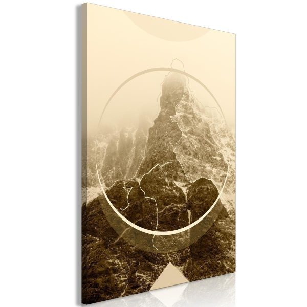 Canvas Print - Power of the Mountains (1 Part) Vertical