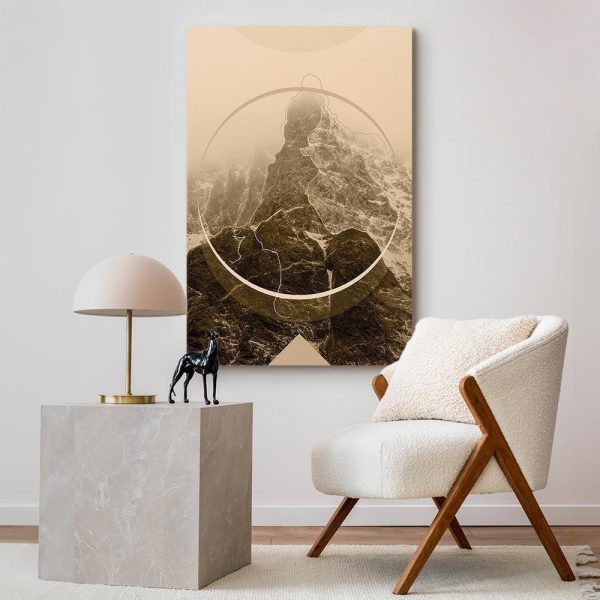Canvas Print - Power of the Mountains (1 Part) Vertical