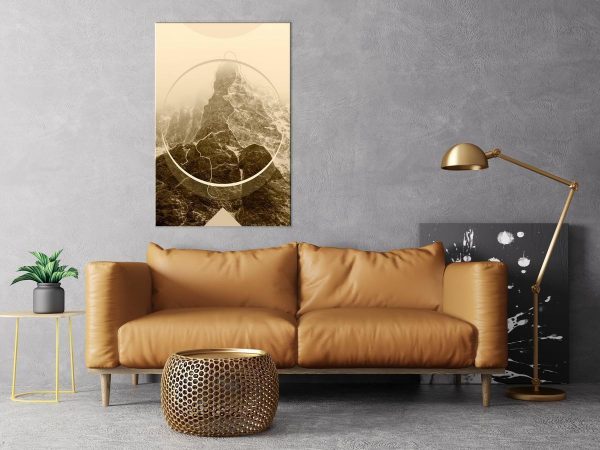 Canvas Print - Power of the Mountains (1 Part) Vertical