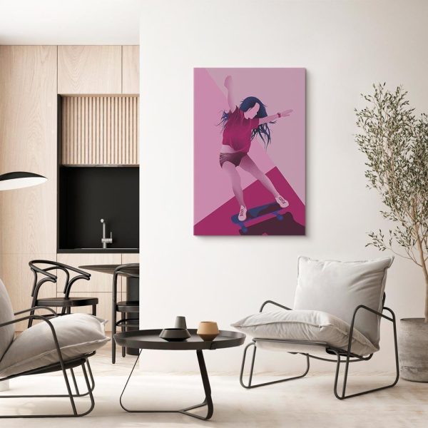 Canvas Print - Powerslide (1 Part) Vertical