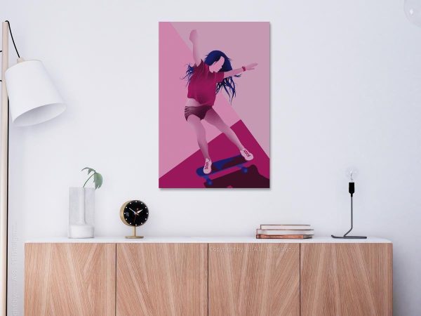Canvas Print - Powerslide (1 Part) Vertical