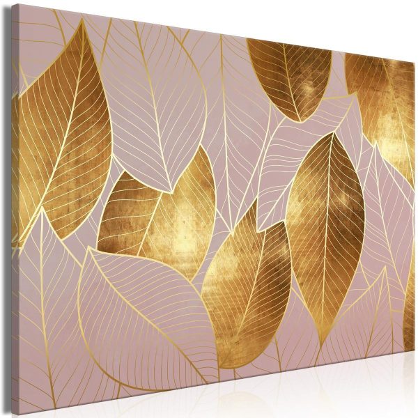 Canvas Print - Precious Leaves (1 Part) Wide