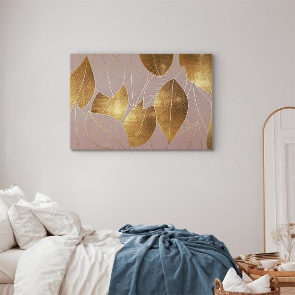 Canvas Print - Precious Leaves (1 Part) Wide
