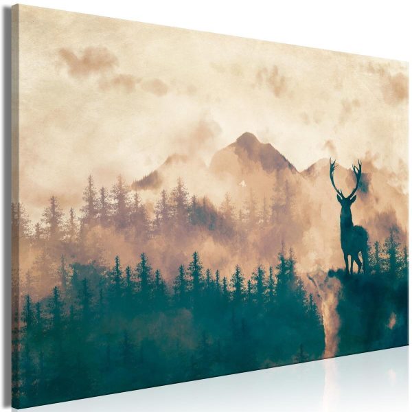 Canvas Print - Proud Deer (1 Part) Wide