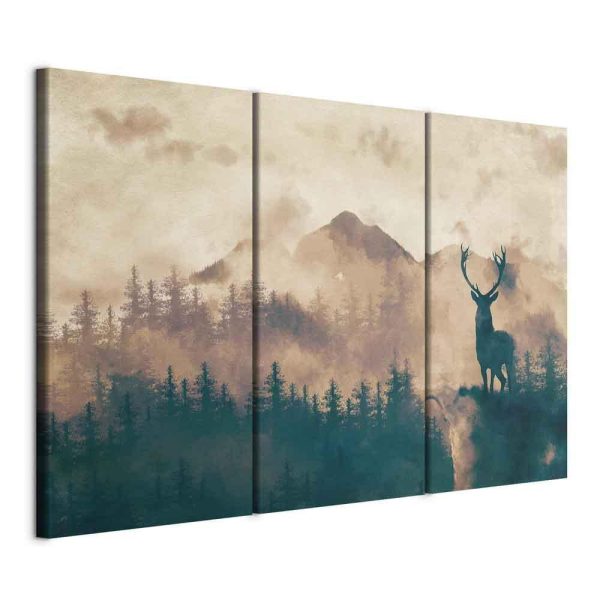 Canvas Print - Proud Deer (3 Parts)