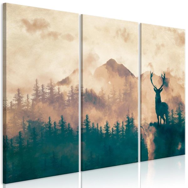 Canvas Print - Proud Deer (3 Parts)