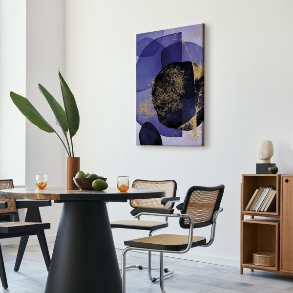 Canvas Print - Purple Kaleidoscope (1 Part) Vertical