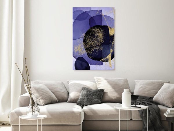 Canvas Print - Purple Kaleidoscope (1 Part) Vertical