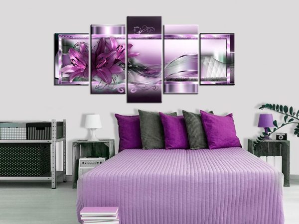Canvas Print - Purple Lilies - Image 2