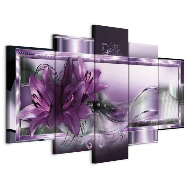 Canvas Print - Purple Lilies