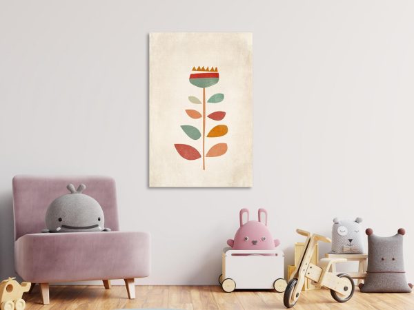 Canvas Print - Queen of Flowers (1 Part) Vertical - Image 2