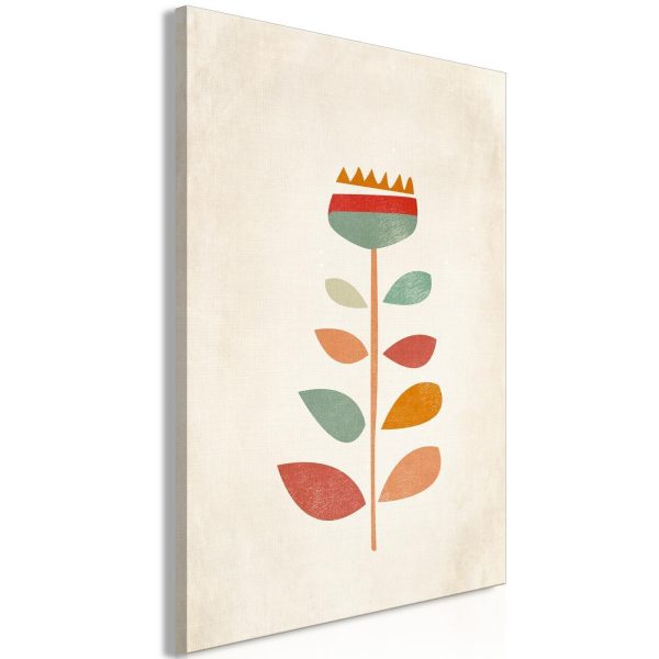 Canvas Print - Queen of Flowers (1 Part) Vertical