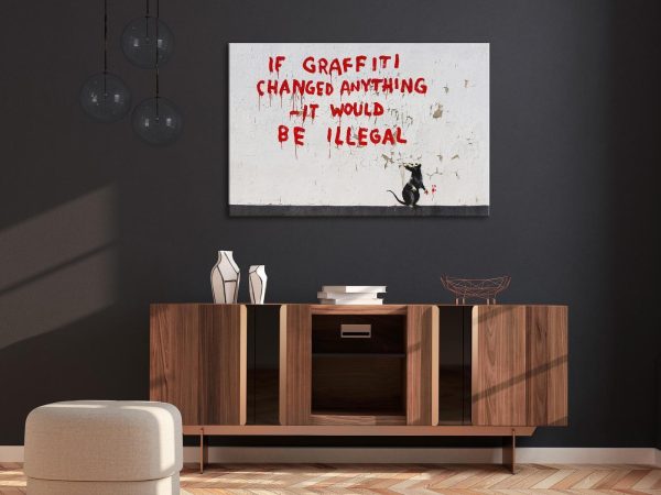 Canvas Print - Quotes Graffiti (1 Part) Wide - Image 2