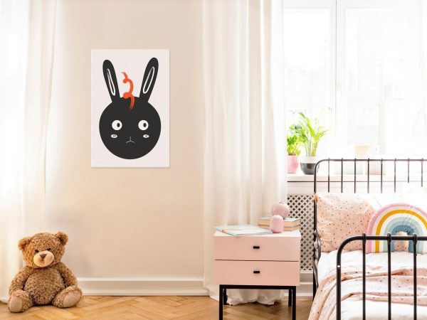 Canvas Print - Rabbit Sees Everything (1 Part) Vertical - Image 2