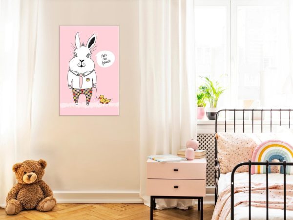 Canvas Print - Rabbit's Friend (1 Part) Vertical - Image 2