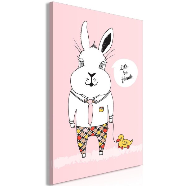 Canvas Print - Rabbit's Friend (1 Part) Vertical