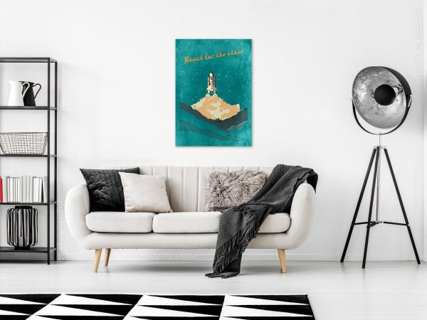 Canvas Print - Reach for the Stars (1 Part) Vertical - Image 2