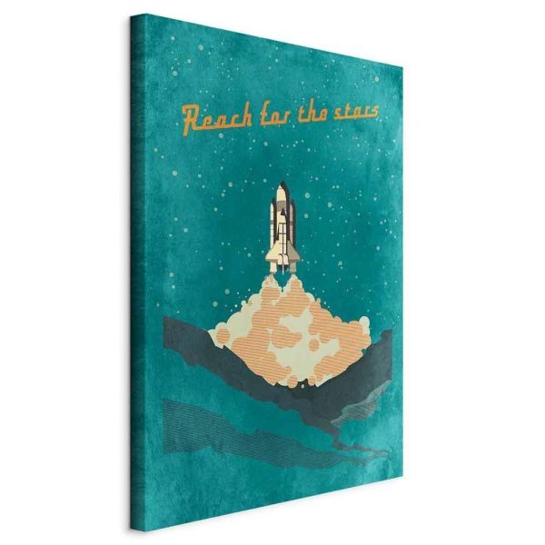 Canvas Print - Reach for the Stars (1 Part) Vertical