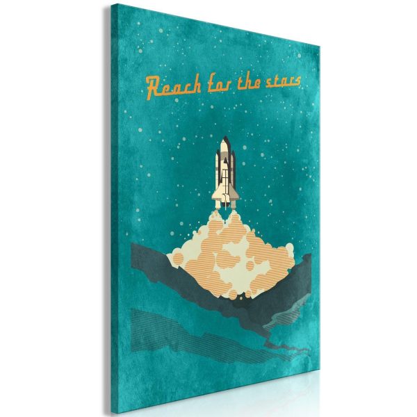 Canvas Print - Reach for the Stars (1 Part) Vertical