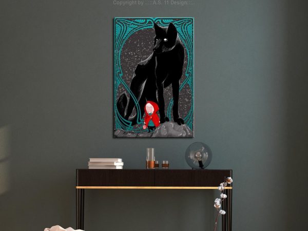 Canvas Print - Red Riding Hood (1 Part) Vertical - Image 2